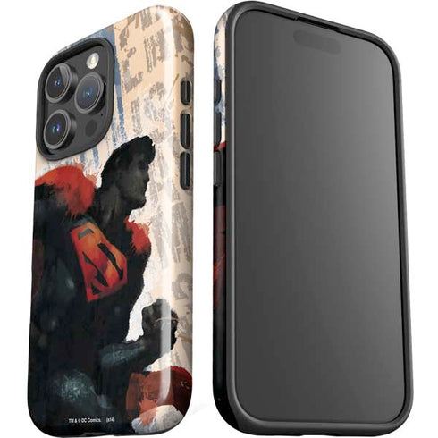 DC Comics Superman Color Sketch iPhone 16 Pro Impact Case